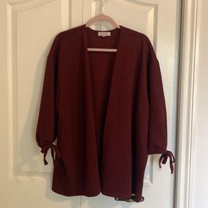 Oversized knit cardigan